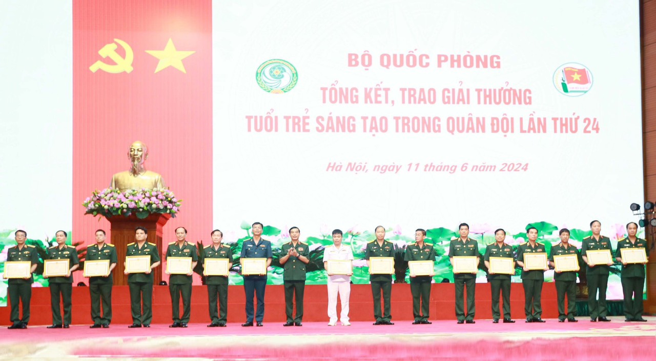 HỌC VIỆN HẬU CẦN ĐẠT THÀNH TÍCH CAO THAM GIA GIẢI THƯỞNG TUỔI TRẺ SÁNG TẠO TRONG QUÂN ĐỘI LẦN THỨ 24