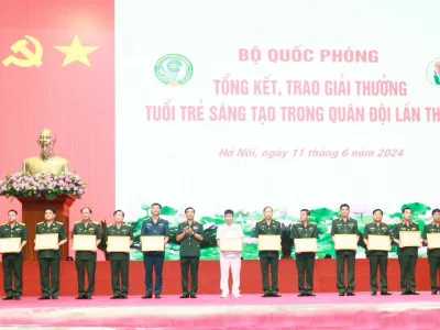 HỌC VIỆN HẬU CẦN ĐẠT THÀNH TÍCH CAO THAM GIA GIẢI THƯỞNG TUỔI TRẺ SÁNG TẠO TRONG QUÂN ĐỘI LẦN THỨ 24