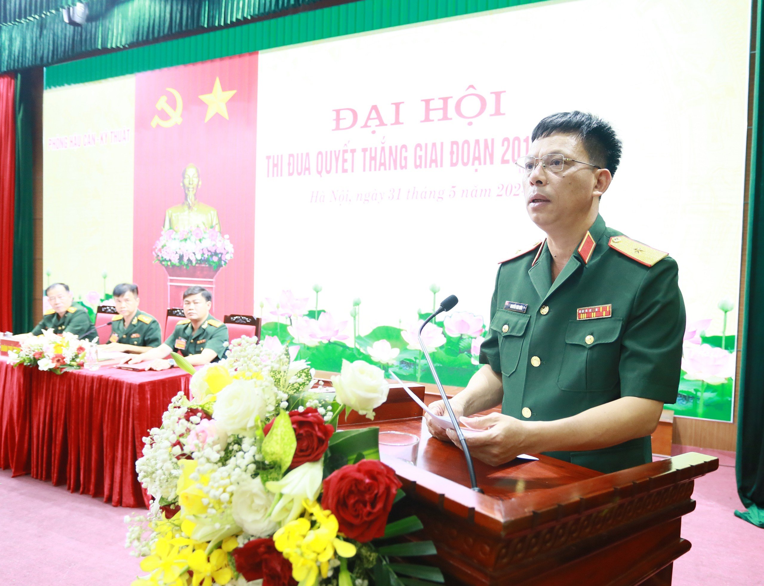 Phòng Hậu cần - Kỹ thuật tổ chức Đại hội Thi đua Quyết thắng giai đoạn 2019 - 2024