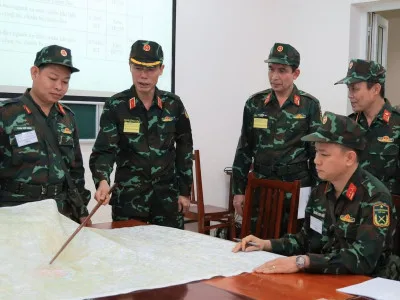 NHIỀU ĐỔI MỚI TRONG TỔ CHỨC DIỄN TẬP CHO HỌC VIÊN ĐÀO TẠO NGẮN CHỦ NHIỆM HẬU CẦN - KỸ THUẬT