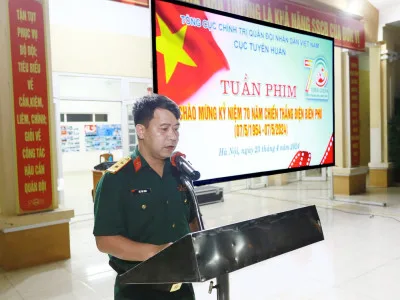 HỌC VIỆN HẬU CẦN THAM GIA TUẦN PHIM KỶ NIỆM 70 NĂM CHIẾN THẮNG ĐIỆN BIÊN PHỦ