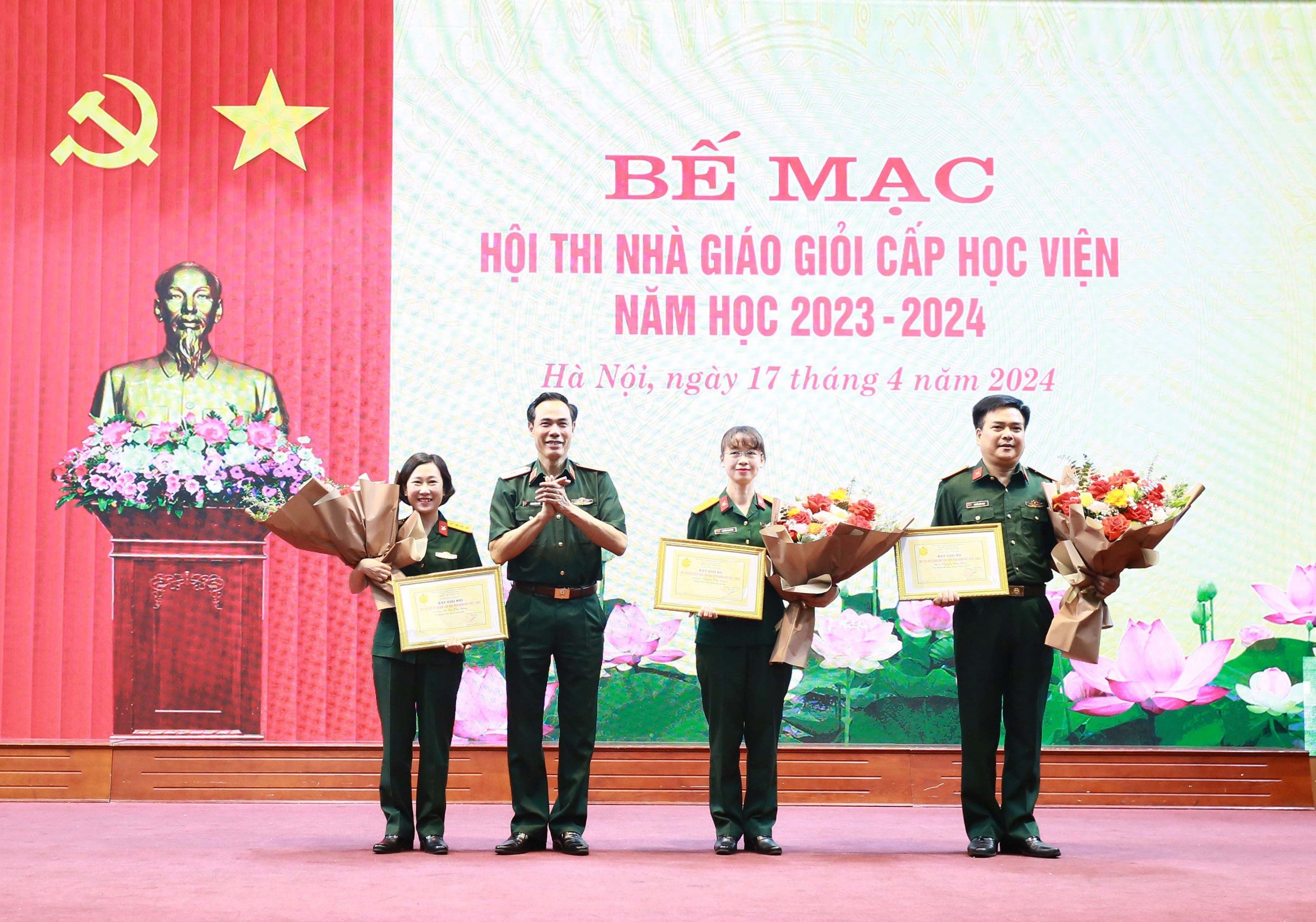 HỌC VIỆN HẬU CẦN BẾ MẠC HỘI THI  NHÀ GIÁO GIỎI CẤP HỌC VIỆN NĂM HỌC 2023 - 2024