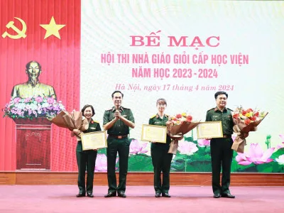 HỌC VIỆN HẬU CẦN BẾ MẠC HỘI THI  NHÀ GIÁO GIỎI CẤP HỌC VIỆN NĂM HỌC 2023 - 2024