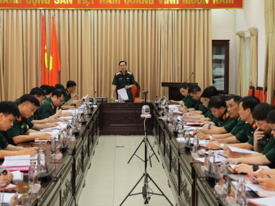 HỘI NGHỊ QUÁN TRIỆT CHỈ THỊ VÀ TRIỂN KHAI  CÔNG TÁC CHUẨN BỊ DIỄN TẬP H-24C