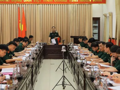 HỘI NGHỊ QUÁN TRIỆT CHỈ THỊ VÀ TRIỂN KHAI  CÔNG TÁC CHUẨN BỊ DIỄN TẬP H-24C
