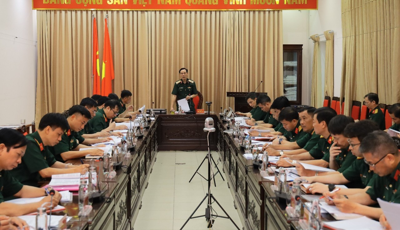 HỘI NGHỊ QUÁN TRIỆT CHỈ THỊ VÀ TRIỂN KHAI  CÔNG TÁC CHUẨN BỊ DIỄN TẬP H-24C