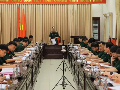 HỘI NGHỊ QUÁN TRIỆT CHỈ THỊ VÀ TRIỂN KHAI  CÔNG TÁC CHUẨN BỊ DIỄN TẬP H-24C