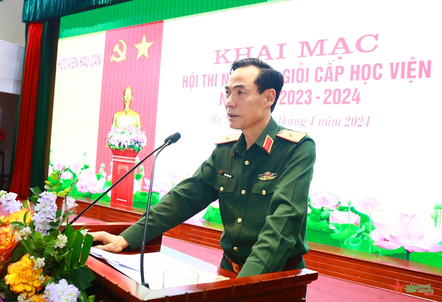 HỌC VIỆN HẬU CẦN KHAI MẠC HỘI THI NHÀ GIÁO GIỎI NĂM HỌC 2023 - 2024