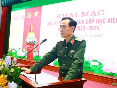 HỌC VIỆN HẬU CẦN KHAI MẠC HỘI THI NHÀ GIÁO GIỎI NĂM HỌC 2023 - 2024