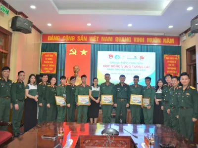 HỌC VIÊN HỌC VIỆN HẬU CẦN  NHẬN HỌC BỔNG “VỮNG TƯƠNG LAI”