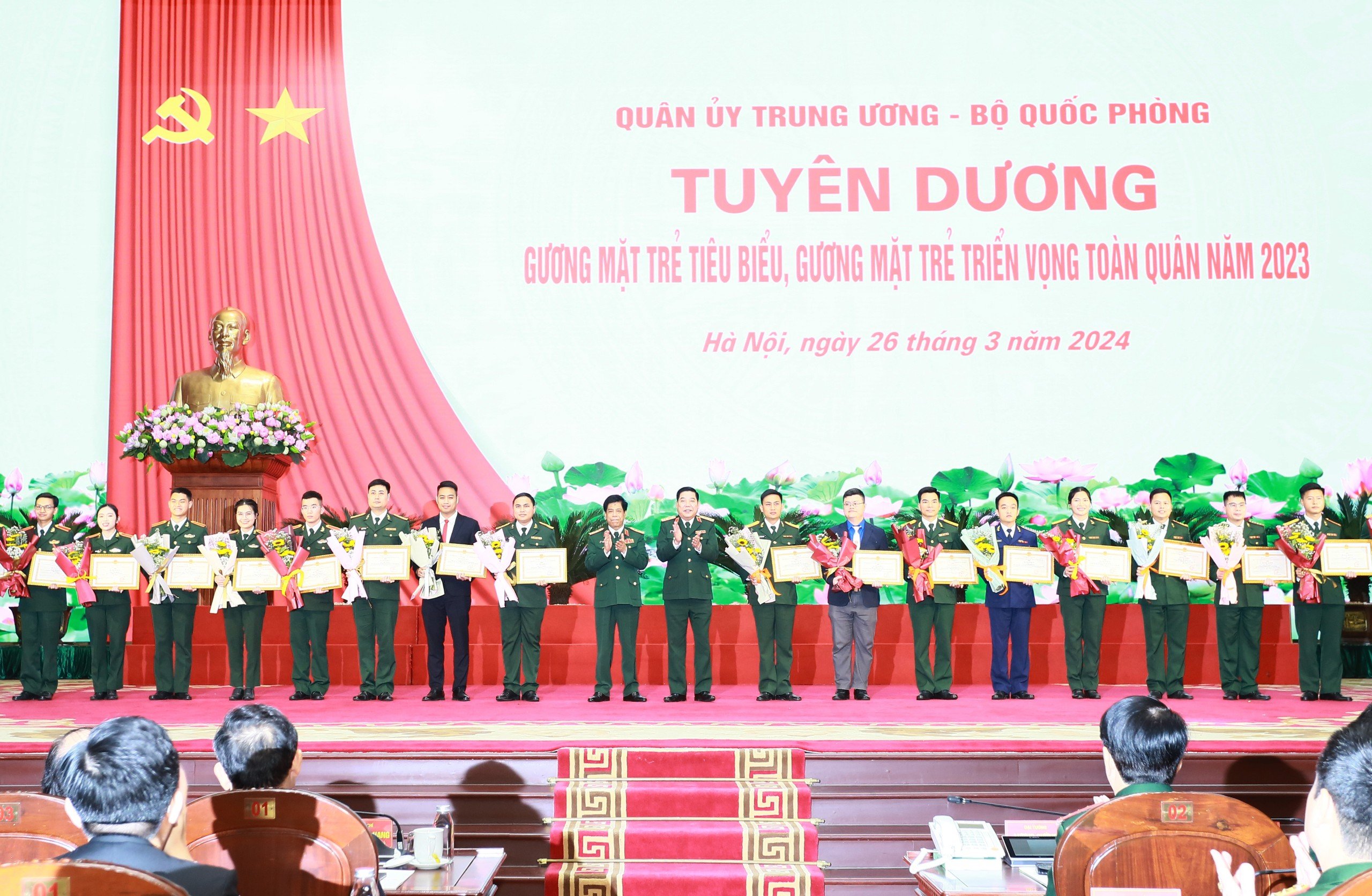 HỌC VIỆN HẬU CẦN THAM DỰ TUYÊN DƯƠNG GƯƠNG MẶT TRẺ TIÊU BIỂU, GƯƠNG MẶT TRẺ TRIỂN VỌNG TOÀN QUÂN NĂM 2023