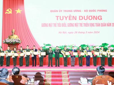 HỌC VIỆN HẬU CẦN THAM DỰ TUYÊN DƯƠNG GƯƠNG MẶT TRẺ TIÊU BIỂU, GƯƠNG MẶT TRẺ TRIỂN VỌNG TOÀN QUÂN NĂM 2023