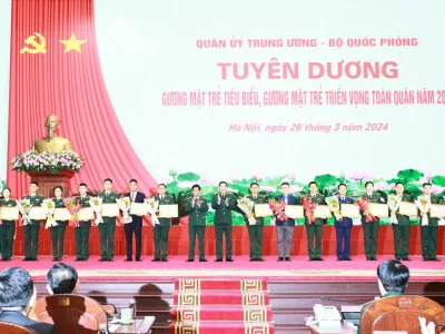 HỌC VIỆN HẬU CẦN THAM DỰ TUYÊN DƯƠNG GƯƠNG MẶT TRẺ TIÊU BIỂU, GƯƠNG MẶT TRẺ TRIỂN VỌNG TOÀN QUÂN NĂM 2023
