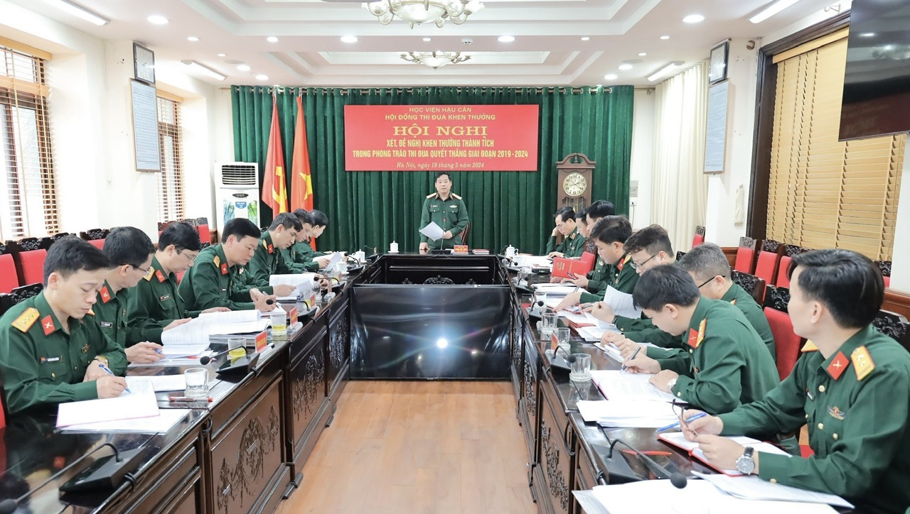 HỘI NGHỊ XÉT, ĐỀ NGHỊ KHEN THƯỞNG THÀNH TÍCH  TRONG PHONG TRÀO THI ĐUA QUYẾT THẮNG GIAI ĐOẠN 2019-2024