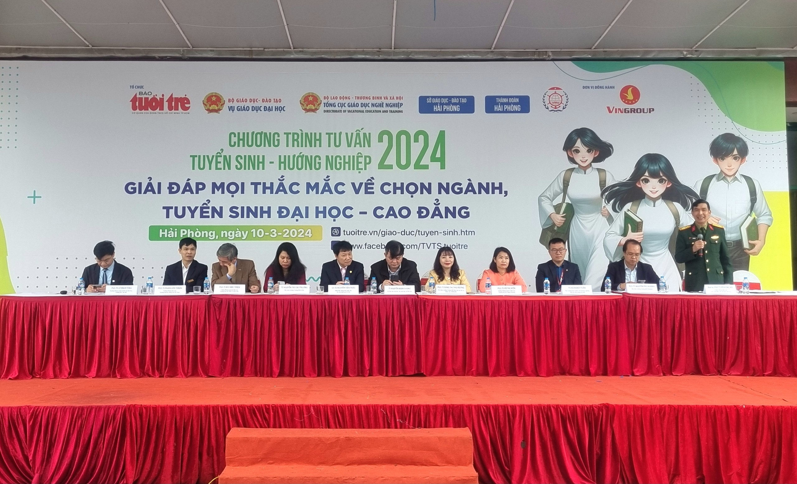 HỌC VIỆN HẬU CẦN THAM GIA  CHƯƠNG TRÌNH TƯ VẤN TUYỂN SINH, HƯỚNG NGHIỆP NĂM 2024 TẠI ĐẠI HỌC HÀNG HẢI, THÀNH PHỐ HẢI PHÒNG