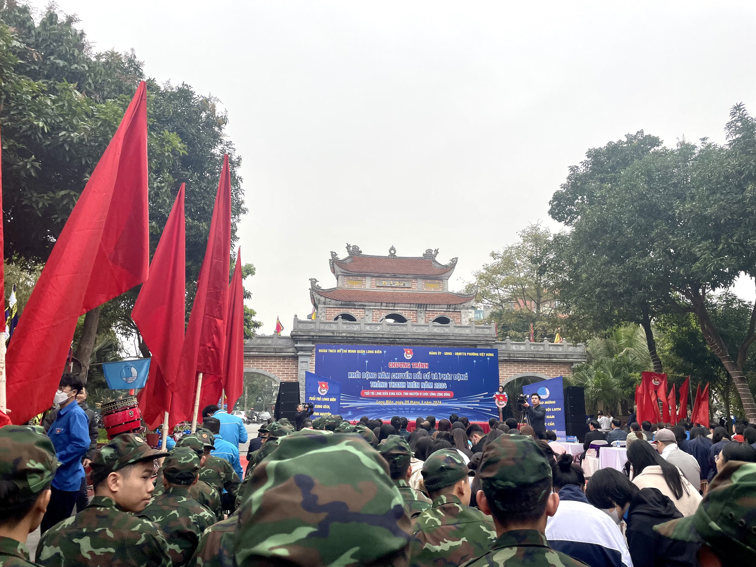 TUỔI TRẺ HỌC VIỆN HẬU CẦN TÍCH CỰC HƯỞNG ỨNG, PHỐI HỢP THAM GIA THÁNG THANH NIÊN