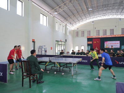 SÔI NỔI CÁC HOẠT ĐỘNG GIAO LƯU THỂ THAO CHÀO MỪNG KỶ NIỆM 75 NĂM NGÀY TRUYỀN THỐNG CÔNG ĐOÀN QUỐC PHÒNG