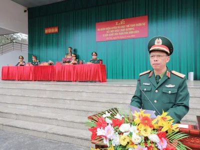 HỌC VIỆN HẬU CẦN TỔ CHỨC LỄ RA QUÂN HUẤN LUYỆN NĂM 2024