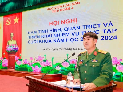 NẮM TÌNH HÌNH, QUÁN TRIỆT VÀ TRIỂN KHAI NHIỆM VỤ THỰC TẬP CUỐI KHOÁ NĂM HỌC 2023 - 2024