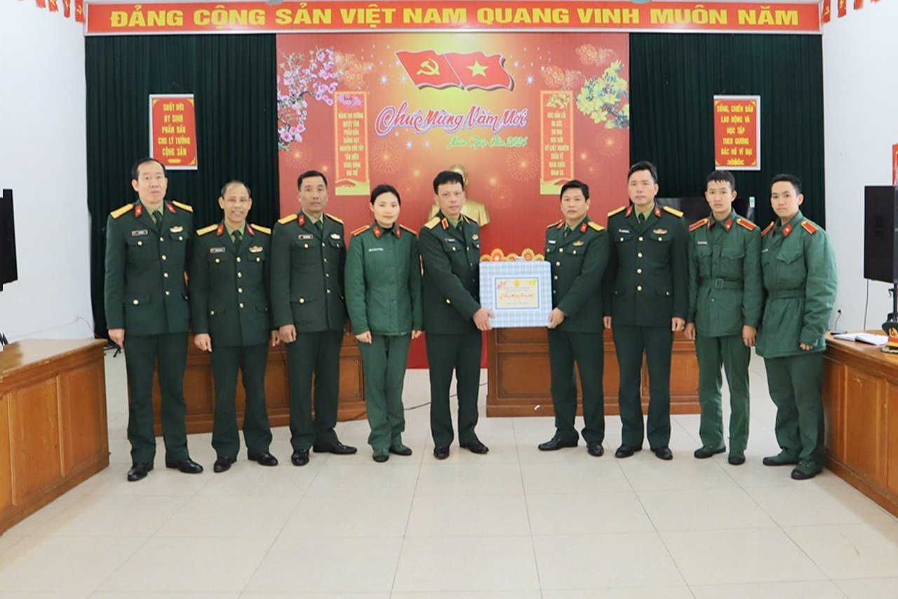 THỦ TRƯỞNG HỌC VIỆN THĂM, CHÚC TẾT CÁC ĐƠN VỊ