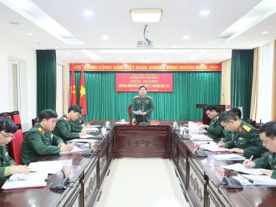 HỘI ĐỒNG THI ĐUA - KHEN THƯỞNG HỌC VIỆN HẬU CẦN TỔ CHỨC HỘI NGHỊ ĐÁNH GIÁ, CHẤM ĐIỂM THI ĐUA HỌC  KỲ 1 NĂM HỌC 2023 - 2024