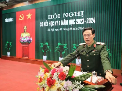 CÁC CƠ QUAN, ĐƠN VỊ HỌC VIỆN HẬU CẦN TỔ CHỨC HỘI NGHỊ SƠ KẾT HỌC KỲ I NĂM HỌC 2023 - 2024