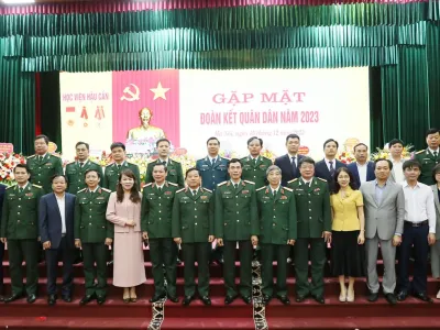 HỌC VIỆN HẬU CẦN - GẶP MẶT ĐOÀN KẾT QUÂN DÂN NĂM 2023