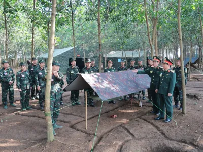 CHUNG SỨC, ĐỒNG LÒNG - QUYẾT TÂM HOÀN THÀNH XUẤT SẮC NHIỆM VỤ DIỄN TẬP