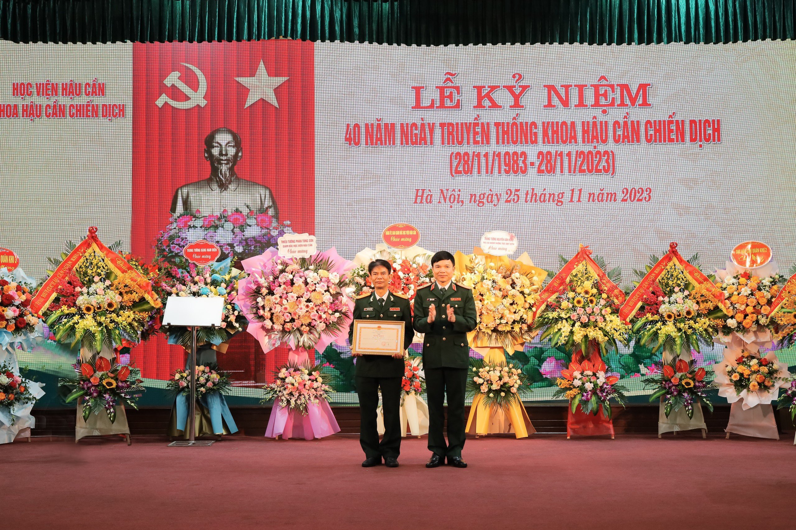 KHOA HẬU CẦN CHIẾN DỊCH - 40 NĂM TỰ HÀO  CỐNG HIẾN VÀ TOẢ SÁNG