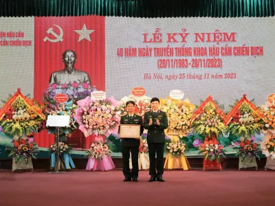 KHOA HẬU CẦN CHIẾN DỊCH - 40 NĂM TỰ HÀO  CỐNG HIẾN VÀ TOẢ SÁNG