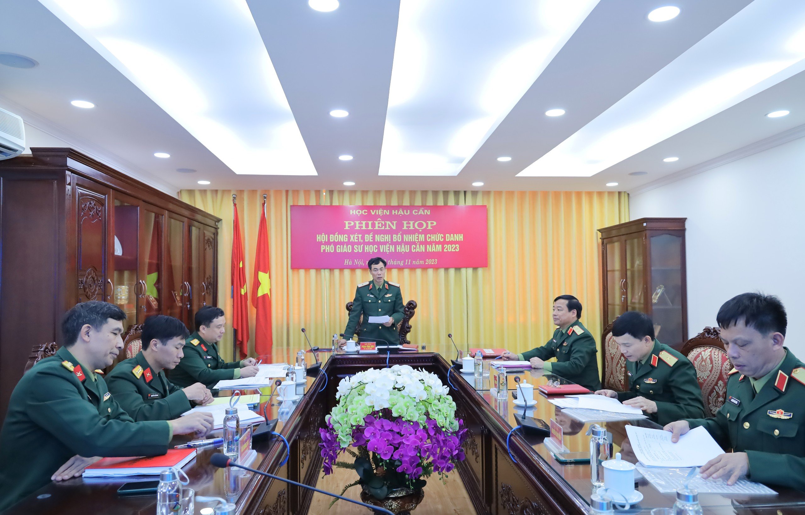 HỌC VIỆN HẬU CẦN XÉT, ĐỀ NGHỊ BỔ NHIỆM CHỨC DANH PHÓ GIÁO SƯ NĂM 2023