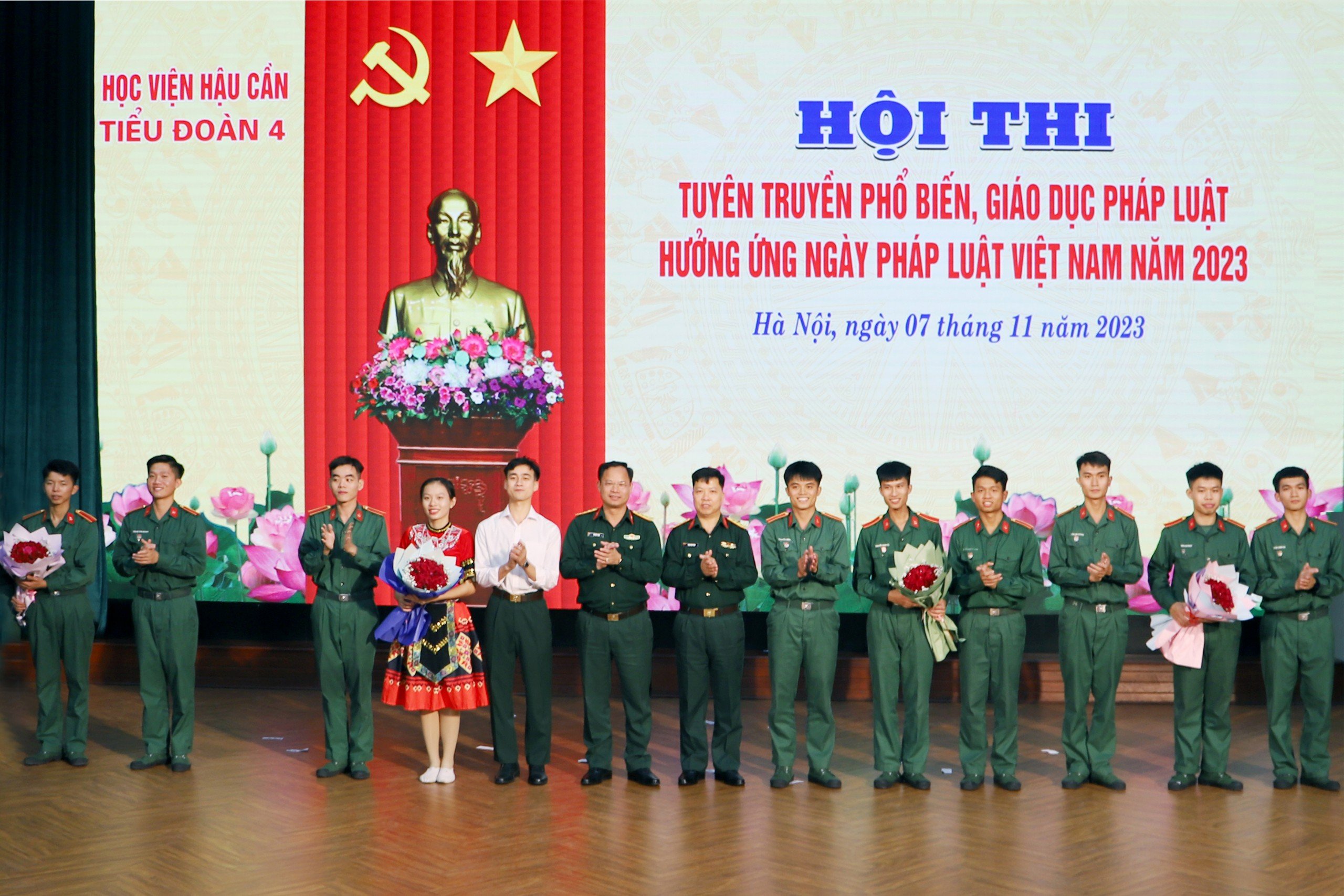 TIỂU ĐOÀN 4 TỔ CHỨC THÀNH CÔNG HỘI THI TUYÊN TRUYỀN, PHỔ BIẾN, GIÁO DỤC PHÁP LUẬT NĂM 2023