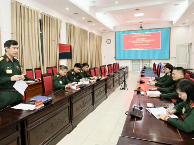 TỔ CHỨC THI TỐT NGHIỆP MÔN TIẾNG ANH CHO HỌC VIÊN KHÓA 25 ĐÀO TẠO SĨ QUAN HẬU CẦN CẤP PHÂN ĐỘI TRÌNH ĐỘ ĐẠI HỌC, CHUYÊN NGÀNH DOANH TRẠI - XÂY DỰNG DÂN DỤNG VÀ CÔNG NGHIỆP