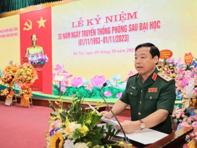 PHÒNG SAU ĐẠI HỌC, HỌC VIỆN HẬU CẦN - 30 NĂM   MỘT CHẶNG ĐƯỜNG VẺ VANG