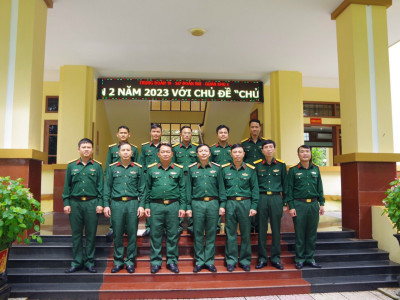 ĐOÀN CÔNG TÁC HỌC VIỆN HẬU CẦN  THĂM SƯ ĐOÀN 968, QUÂN KHU 4
