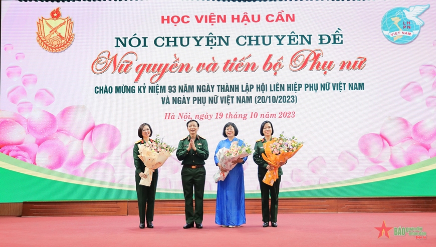 HỌC VIỆN HẬU CẦN NÓI CHUYỆN CHUYÊN ĐỀ "NỮ QUYỀN VÀ TIẾN BỘ PHỤ NỮ"