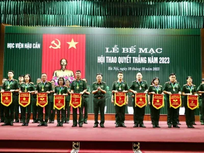 HỌC VIỆN HẬU CẦN - NHIỀU THÀNH TÍCH MỚI  TẠI HỘI THAO QUYẾT THẮNG NĂM 2023