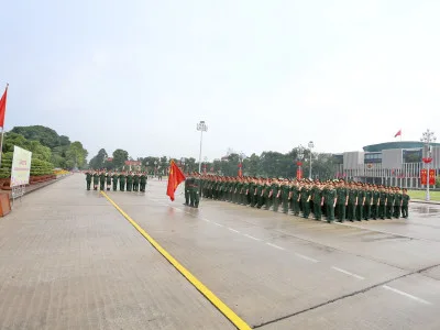 HỌC VIỆN HẬU CẦN TỔ CHỨC LỄ HỨA QUYẾT TÂM  CHO HỌC VIÊN ĐÀO TẠO SĨ QUAN HẬU CẦN CẤP PHÂN ĐỘI,  TRÌNH ĐỘ ĐẠI HỌC KHOÁ 30