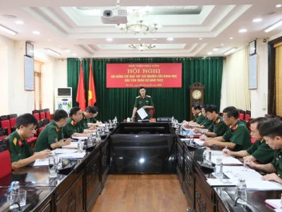 HỘI NGHỊ HỘI ĐỒNG CHỈ ĐẠO TẠP CHÍ NGHIÊN CỨU KHOA HỌC HẬU CẦN QUÂN SỰ NĂM HỌC 2023 - 2024