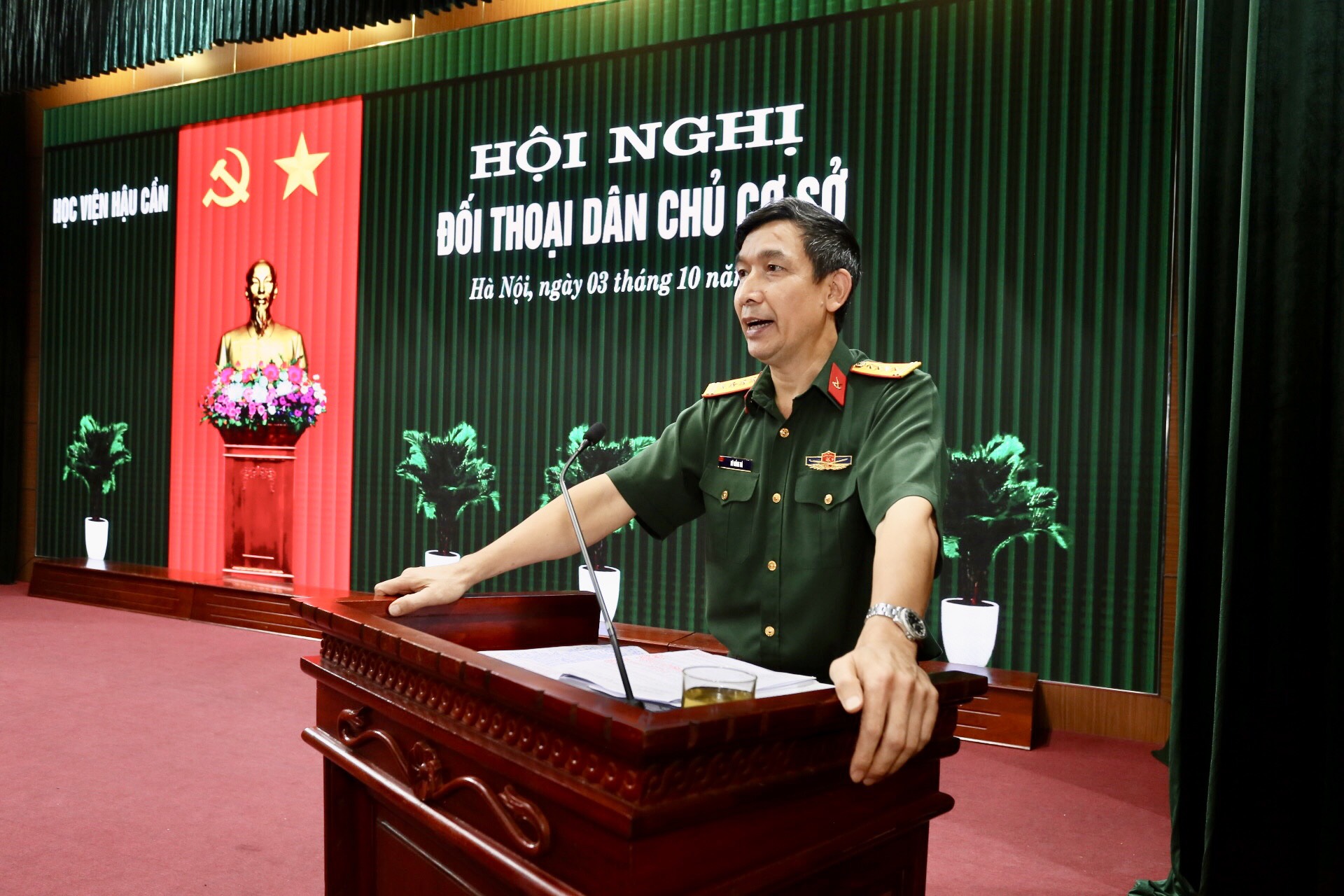 HỌC VIỆN HẬU CẦN TỔ CHỨC HỘI NGHỊ ĐỐI THOẠI DÂN CHỦ CƠ SỞ