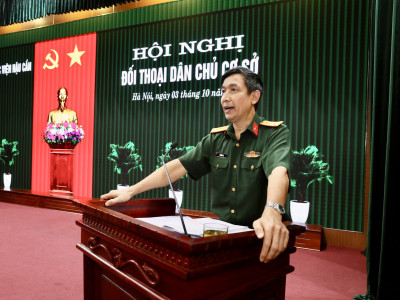 HỌC VIỆN HẬU CẦN TỔ CHỨC HỘI NGHỊ ĐỐI THOẠI DÂN CHỦ CƠ SỞ