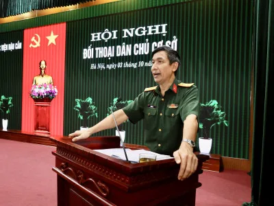 HỌC VIỆN HẬU CẦN TỔ CHỨC HỘI NGHỊ ĐỐI THOẠI DÂN CHỦ CƠ SỞ