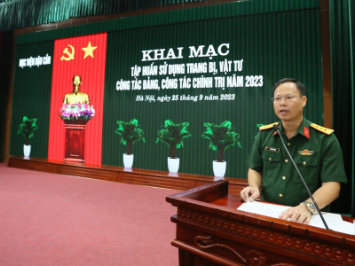 ĐỂ TRANG BỊ, VẬT TƯ CÔNG TÁC ĐẢNG, CÔNG TÁC CHÍNH TRỊ PHÁT HUY CAO HIỆU QUẢ
