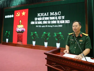 ĐỂ TRANG BỊ, VẬT TƯ CÔNG TÁC ĐẢNG, CÔNG TÁC CHÍNH TRỊ PHÁT HUY CAO HIỆU QUẢ