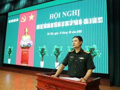 HỌC VIỆN HẬU CẦN TỔ CHỨC QUÁN TRIỆT ĐẦU KHÓA CHO  HỌC VIÊN KHÓA 30 - ĐÀO TẠO SĨ QUAN HẬU CẦN  CẤP PHÂN ĐỘI TRÌNH ĐỘ ĐẠI HỌC