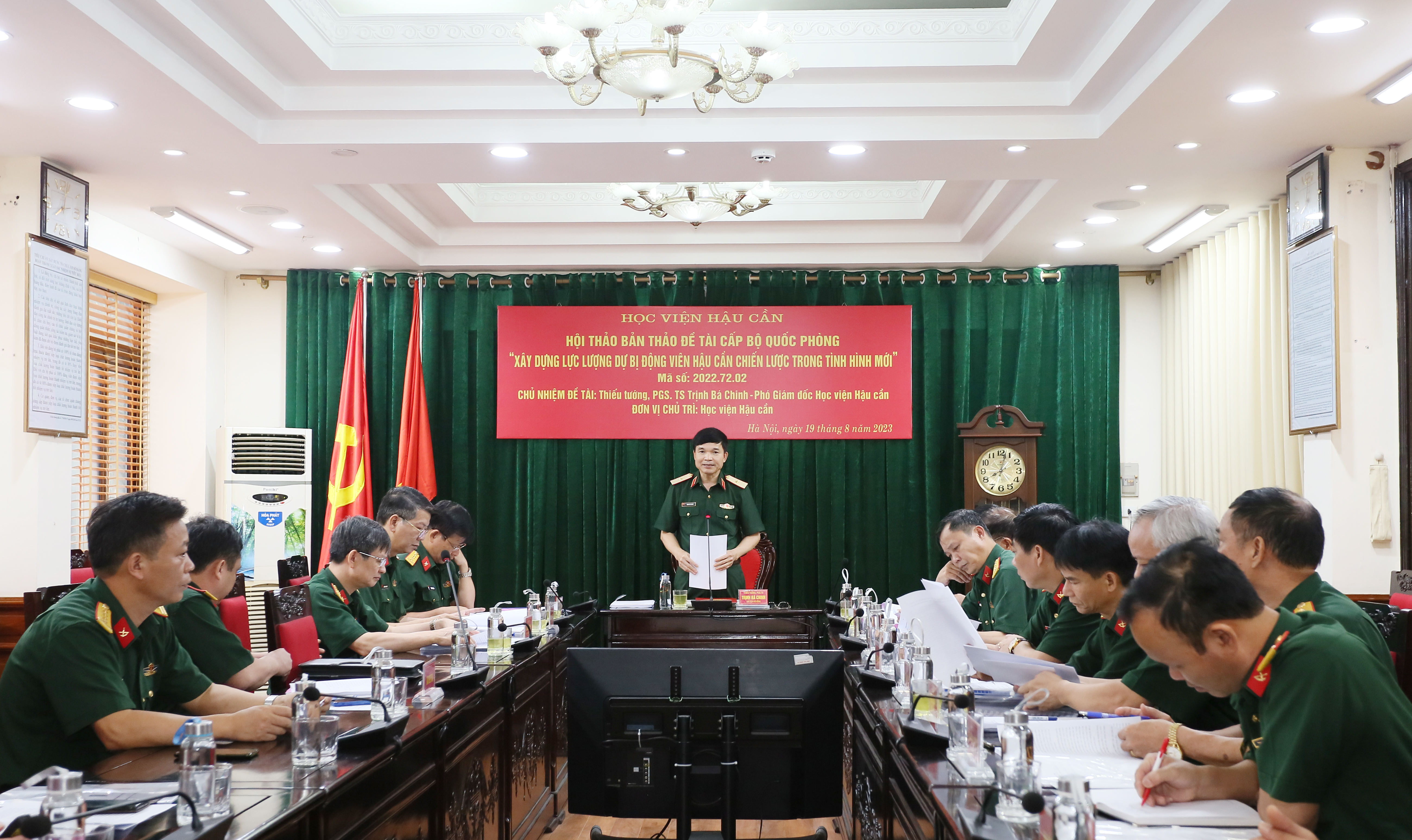 HỘI THẢO BẢN THẢO ĐỀ TÀI CẤP BỘ QUỐC PHÒNG