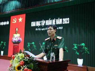 HỌC VIỆN HẬU CẦN TỔ CHỨC TẬP HUẤN HÈ NĂM 2023