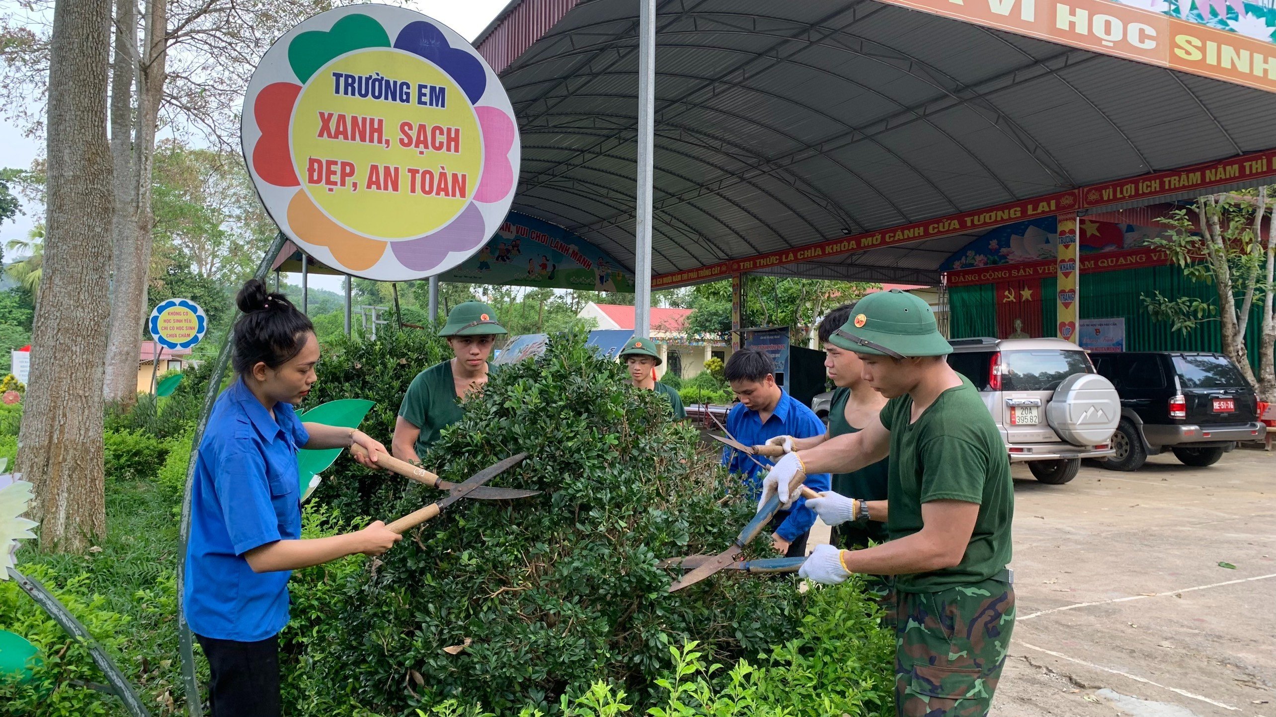 TUỔI TRẺ HỌC VIỆN HẬU CẦN SÔI NỔI CHUỖI HOẠT ĐỘNG  CHIẾN DỊCH THANH NIÊN TÌNH NGUYỆN HÈ NĂM 2023