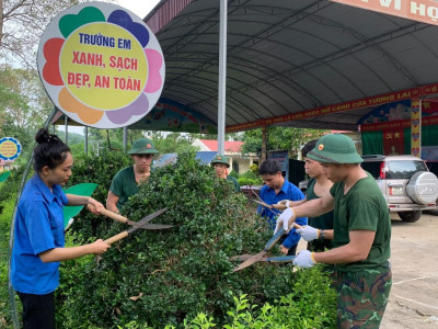 TUỔI TRẺ HỌC VIỆN HẬU CẦN SÔI NỔI CHUỖI HOẠT ĐỘNG  CHIẾN DỊCH THANH NIÊN TÌNH NGUYỆN HÈ NĂM 2023