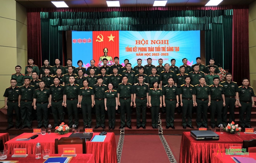 HỌC VIỆN HẬU CẦN TỔNG KẾT PHONG TRÀO TUỔI TRẺ SÁNG TẠO NĂM HỌC 2022-2023